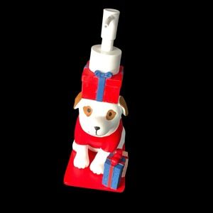 Target Wondershop Christmas Dog Presents Snowflakes‎ Soap Pump Dispenser 2023